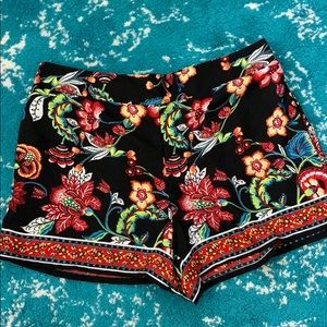 Floral patterned shorts